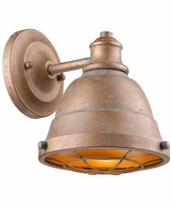 Golden Lighting Bartlett 1 Light Bath Vanity American Farmhouse