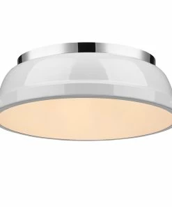Top 10 💯 Golden Lighting Transitional Looks Duncan 14" Flush Mount 🥰 143 Golden Lighting Transitional Looks Duncan 14