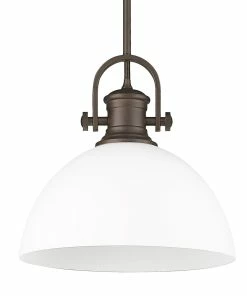 Cheapest 👍 Golden Lighting American Farmhouse Hines 1 Light Large Pendant 👍 56 Golden Lighting American Farmhouse Hines 1 Light Large Pendant