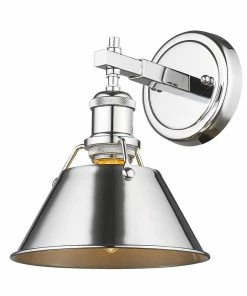 Golden Lighting Orwell 1 Light Bath Vanity American Farmhouse