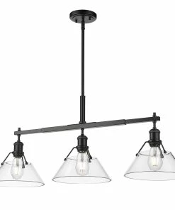 Outlet 😉 Golden Lighting Orwell Linear Pendant ✔️ 13 Golden Lighting Orwell Linear Pendant