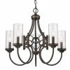 Golden Lighting Quincy 5 Light Chandelier American Farmhouse