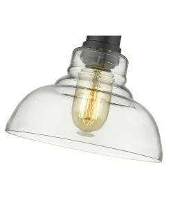 Golden Lighting American Farmhouse Carver Mini Pendant