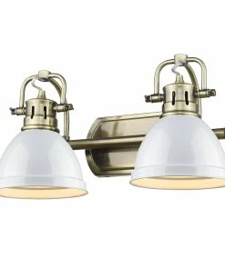 New ✨ Golden Lighting Duncan 2 Light Bath Vanity 👍 148 Golden Lighting Duncan 2 Light Bath Vanity