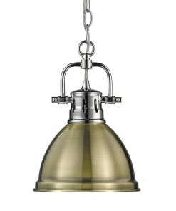 Golden Lighting Transitional Looks Duncan Mini Pendant With Chain - Closeout