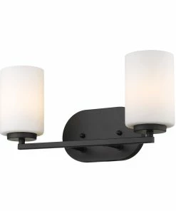 Golden Lighting American Farmhouse Manhattan 2 Light Bath Vanity