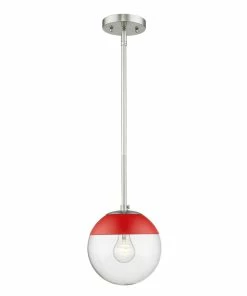 Golden Lighting Dixon Small Pendant With Rod - Closeout