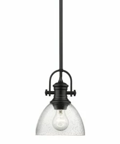 Golden Lighting American Farmhouse Hines Mini Pendant