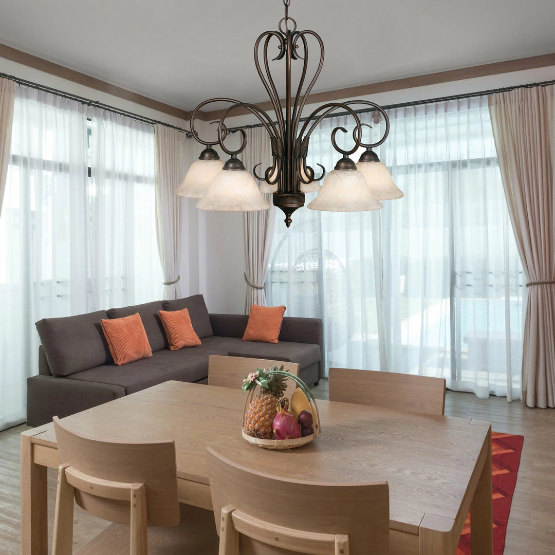 Best deal โญ Golden Lighting American Farmhouse Homestead 5 Light Nook Chandelier ๐ 7 Golden Lighting American Farmhouse Homestead 5 Light Nook Chandelier