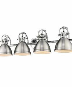 Golden Lighting Duncan 4 Light Bath Vanity American Farmhouse