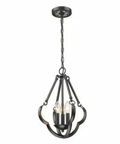 Golden Lighting American Farmhouse Saxon 3 Light Pendant - Closeout
