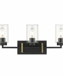 Golden Lighting Tribeca 3 Light Bath Vanity American Farmhouse