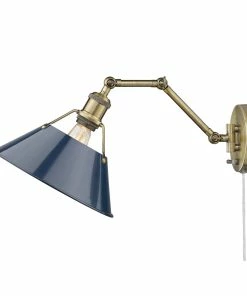 Golden Lighting Transitional Looks Orwell 1 Light Articulating Wall Sconce