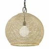Golden Lighting American Farmhouse Reed Large Pendant