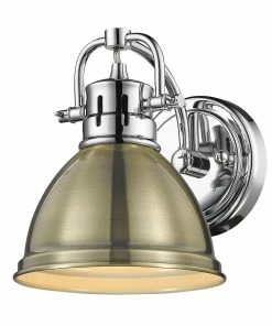 Golden Lighting American Farmhouse Duncan 1 Light Bath Vanity