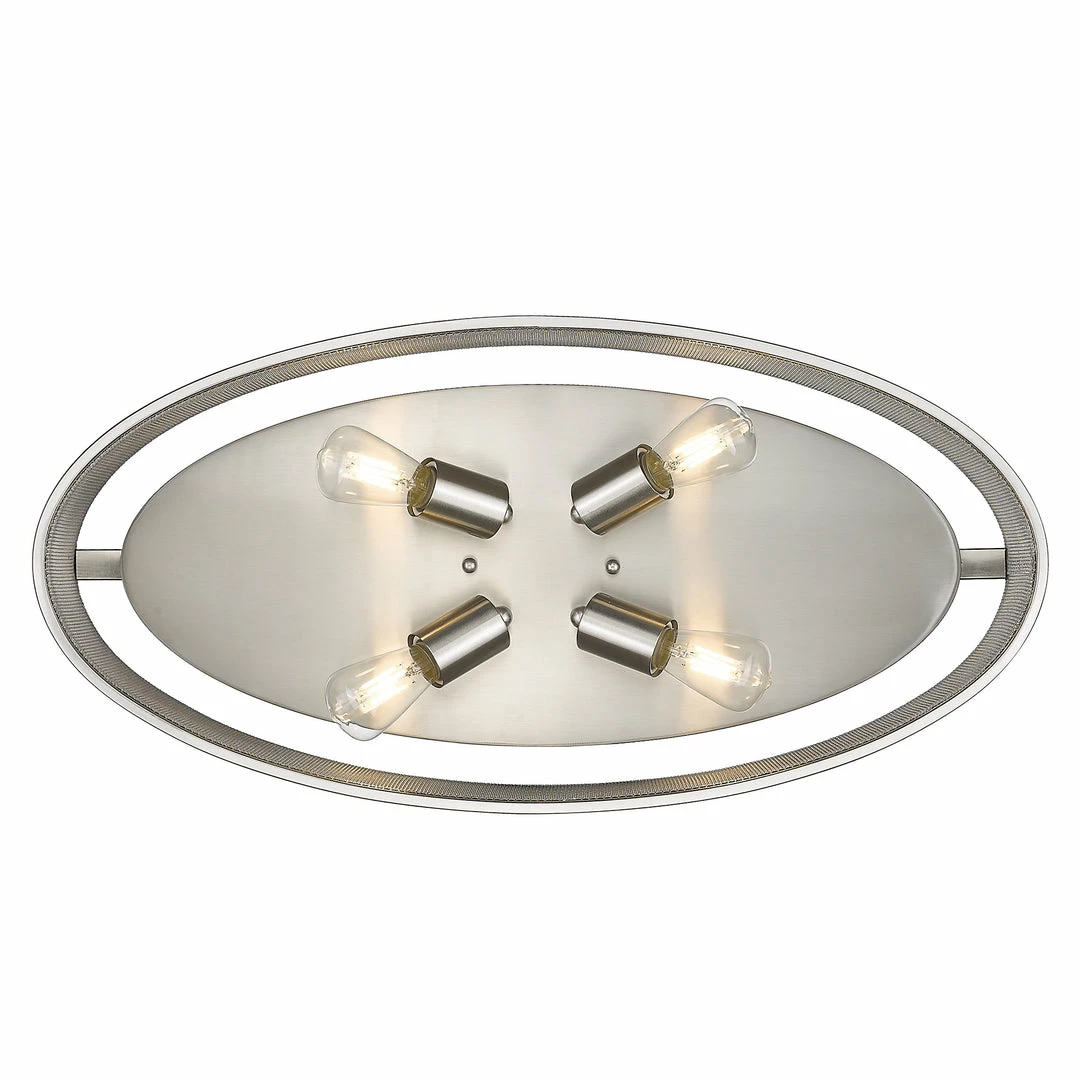 Best deal ๐ Golden Lighting Channing Flush Mount - 24" - Closeout ๐ 6 Golden Lighting Channing Flush Mount - 24" - Closeout