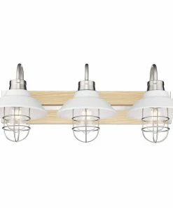 Golden Lighting American Farmhouse Fraser 3 Light Bath Vanity