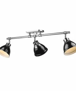 Golden Lighting Duncan Semi-Flush - Track Light - Closeout American Farmhouse