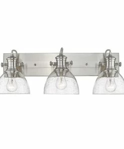 Golden Lighting Hines 3 Light Bath Vanity American Farmhouse