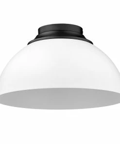 Golden Lighting Zoey Flush Mount American Farmhouse