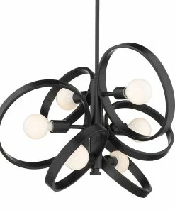 Golden Lighting American Farmhouse Sloane 6 Light Chandelier - Closeout