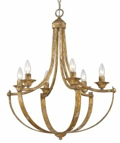 Golden Lighting Victoria 6 Light Chandelier