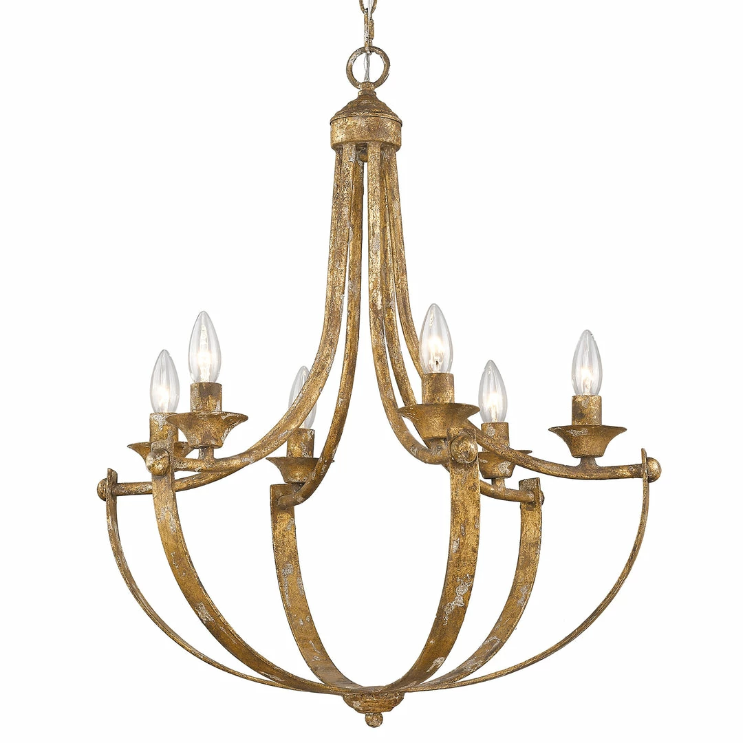 Flash Sale ๐งจ Golden Lighting Victoria 6 Light Chandelier โจ 3 Golden Lighting Victoria 6 Light Chandelier