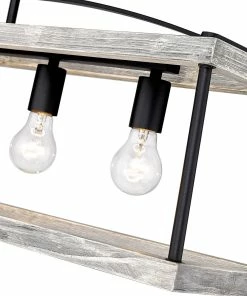 Golden Lighting Teagan Linear Pendant American Farmhouse