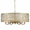 Golden Lighting American Farmhouse Joia 8 Light Chandelier
