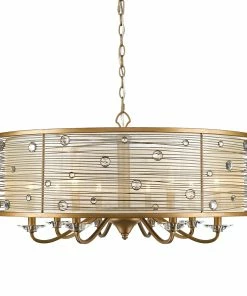 Golden Lighting American Farmhouse Joia 8 Light Chandelier