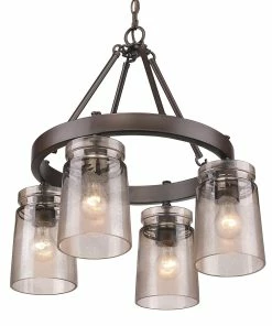 Golden Lighting Travers 4 Light Chandelier - Closeout Closeouts