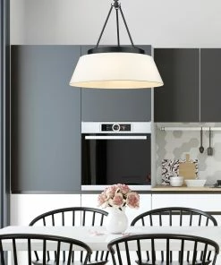 Golden Lighting American Farmhouse Penn Chandelier