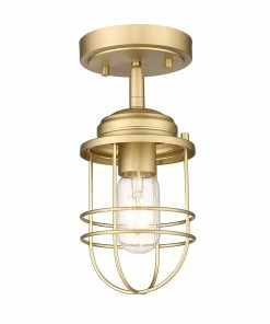 Golden Lighting Seaport Semi-Flush