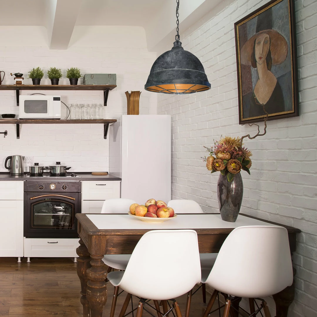 New 😍 Golden Lighting American Farmhouse Bartlett 2 Light Pendant 😍 6 Golden Lighting American Farmhouse Bartlett 2 Light Pendant