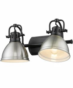New ✨ Golden Lighting Duncan 2 Light Bath Vanity 👍 169 Golden Lighting Duncan 2 Light Bath Vanity