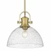 Golden Lighting American Farmhouse Hines 1 Light Large Pendant