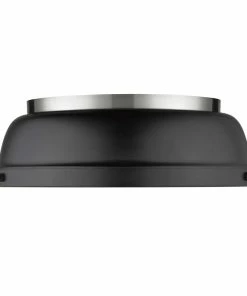 Top 10 💯 Golden Lighting Transitional Looks Duncan 14" Flush Mount 🥰 153 Golden Lighting Transitional Looks Duncan 14