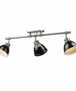 Outlet 😍 Golden Lighting American Farmhouse Duncan Semi-Flush - Track Light ⌛ 16 Golden Lighting American Farmhouse Duncan Semi-Flush - Track Light