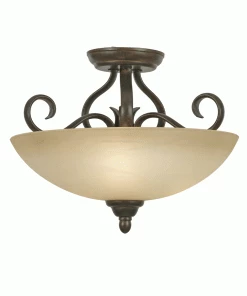 Golden Lighting Riverton Semi-Flush (Convertible)
