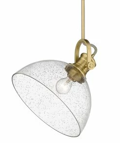 Cheapest 👍 Golden Lighting American Farmhouse Hines 1 Light Large Pendant 👍 34 Golden Lighting American Farmhouse Hines 1 Light Large Pendant