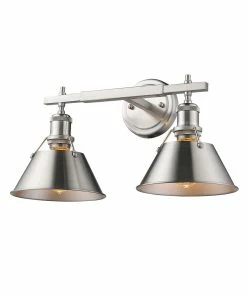 Golden Lighting American Farmhouse Orwell 2 Light Bath Vanity