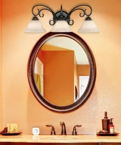 Golden Lighting Homestead 3 Light Bath Vanity