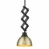 Golden Lighting Hawthorn Small Pendant - Closeout American Farmhouse