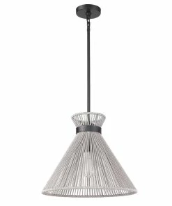 Golden Lighting American Farmhouse Avon Medium Pendant