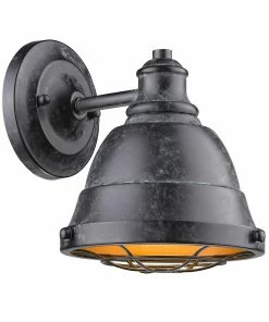 Golden Lighting Bartlett 1 Light Bath Vanity American Farmhouse