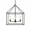 Golden Lighting American Farmhouse Wesson 4-Light Chandelier