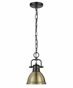 Golden Lighting Transitional Looks Duncan Mini Pendant With Chain - Closeout