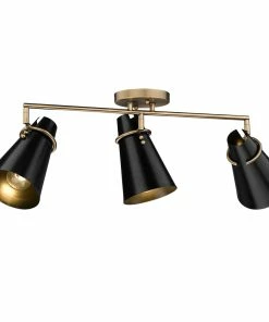 Hot Sale ๐ Golden Lighting Reeva 3 Light Semi-Flush American Farmhouse โญ 12 Golden Lighting Reeva 3 Light Semi-Flush American Farmhouse