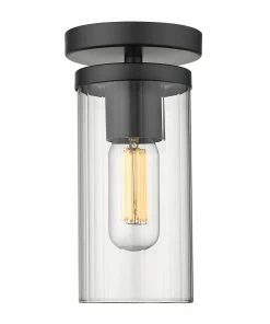 Golden Lighting Winslett Semi-Flush American Farmhouse