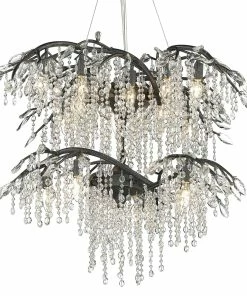 Golden Lighting American Farmhouse Autumn 2 Tier - 18 Light Chandelier
